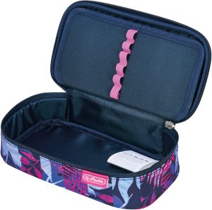 Piórnik Herlitz Kosmetyczka etui usztywniany klapką duży XXL BeatBox Flower 3