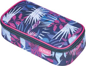 Piórnik Herlitz Kosmetyczka etui usztywniany klapką duży XXL BeatBox Flower 4
