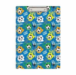 Deska z klipem clipboard podkładka do pisania PVC A4 piłki Football BIURFOL 1