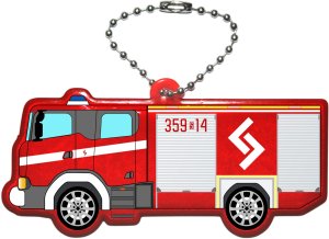 Brelok breloczek gadżet reklamowy odblask zawieszka straż 100szt z logo 1