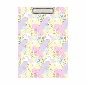 Deska z klipem clipboard podkładka do pisania PVC A4 lineart Women BIURFOL 1