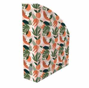 Pojemnik organizer na dokumenty PVC A4 7cm liście Tropical BIURFOL 1