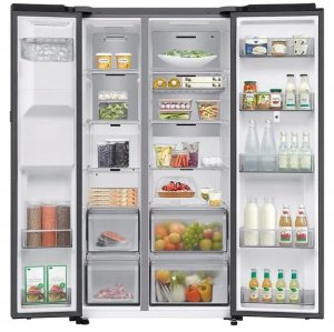 Lodówka Samsung REFRIGERATOR SBS RS90F66BEFEO SMG 5
