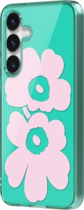 Samsung X Marimekko Dual Layer protective case, Samsung Galaxy S25+, green / pink 3