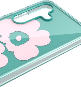 Samsung X Marimekko Dual Layer protective case, Samsung Galaxy S25+, green / pink 5