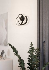 Kinkiet EGLO WALL LED LIGHT GIANELLA 900949 BLACK 2