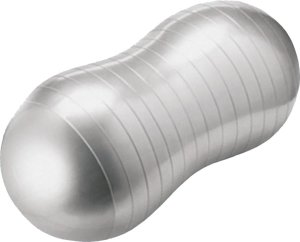 Allright Piłka do ćwiczeń Peanut 50cm srebrna 1