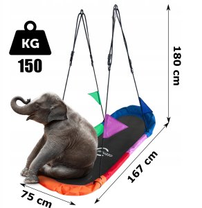 HS3 HUŚTAWKA OGRODOWA HAMAK MEGA ŁÓDKA    KOLORY 3