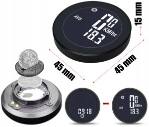 K455G LICZNIK ROWEROWY BEZPRZEWODOWY      WYSIĘGNIK 5