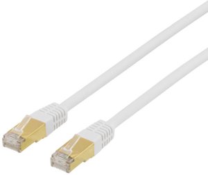 Deltaco STP-715V, 15 m, Cat7, S/FTP (S-STP), RJ-45, RJ-45, White 1