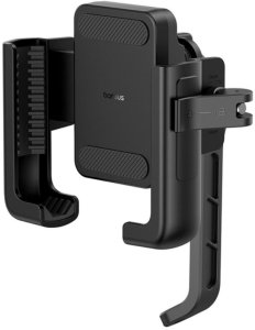 Baseus Baseus uchwyt rowerowy GoTrip Series Bike Phone Mount Rearview Mirror Version Cluster czarny 3