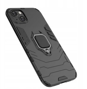 Ring Armor etui do iPhone 14 pancerny pokrowiec uchwyt magnetyczny ring czarne 14
