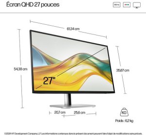 HP Series 5 Pro 27-calowy monitor Pro seria 5 QHD, bez podstawy  527pq 1