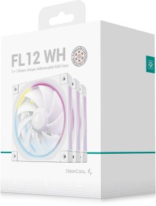 Wentylator Deepcool FL12 WH 3-pack (R-FL12-WHAPN3-G) 8