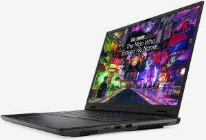 Laptop Dell Alienware m16 R2 GAMING - Intel Ultra 7 155H | 16GB | SSD 1TB | 16" (2560x1600) 3ms 240Hz | GeForce RTX 4060 8192MB | Windows 11 | Podświetlana klawiatura | DARK METALLIC MOON 3