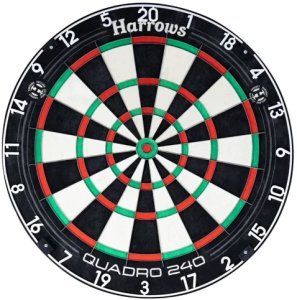 Dartboard HARROWS QUADRO 240 1