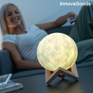 Księżycową Lampę LED z Akumulatorem Moondy InnovaGoods 1
