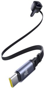 Ładowarka samochodowa Baseus Enjoyment Max z kablami USB-C+USB-C i portami USB-A+USB-C 90W Czarny 5