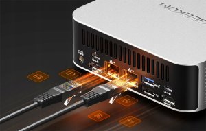 Komputer GEEKOM Mini PC A8 Max Ryzen 7 8745HS 32GB RAM 1TB + Win11 Pro 9