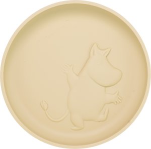 Moomin Silicone plate, latte beige 1