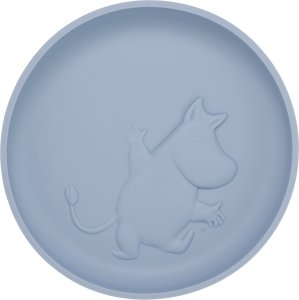 Moomin Silicone plate, sky blue 1