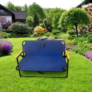 L66E4 SKŁADANE KRZESŁO  OGRODOWE ŁAWKA    PODWÓJNA 3