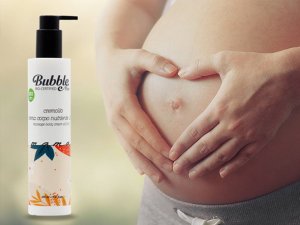 Krem przeciw rozstępom dla kobiet w ciąży i po porodzie 250 ml BUBBLE&CO 2