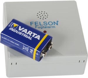 Felson fugtalarm model 5030TI med relæ og 9V lithium batteri 1