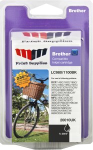 Black Inkjet Cartridge (LC980BK / LC1100BK) 1