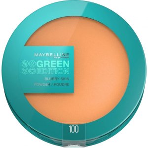 Puder kompaktowy Maybelline Green Edition N 100 Zmiękczacz 1