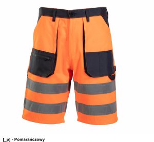 AFKS - BRIXTON FLASH SPODNIE DO PASA KRÓTKIE, BAWEŁNA/POLIESTER (55% /45%), 260G/M2, - pomarańczowy 64 1