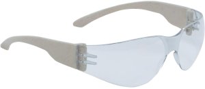 BRAVA2 WHEAT INCOLORE - lekkie okulary ochronne ekologiczne (66% biomateriałów) odporne na zarysowania i UV kompatybilne z nausznikami waga 27g do użytku wewnętrznego unisex poliwęglan 100% 1