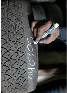 PAINT STICK FOR RUBBER WHITE 12.7MM 2