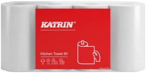 Køkkenrulle Katrin Basic 90 2-lag 25 m Natur,8 pk. x 4 Rl/krt 1