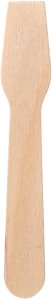 Ske isspade 96 mm Bionedbrydelig birketræ Træ,100 stk/pk 1