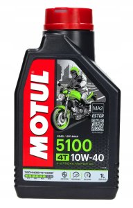 ENGINE OIL MOTO MOTUL 4T 5100 10W40 1L 12
