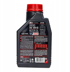ENGINE OIL MOTO MOTUL 4T 5100 10W40 1L 13