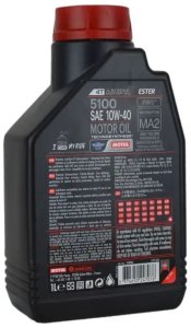 ENGINE OIL MOTO MOTUL 4T 5100 10W40 1L 3
