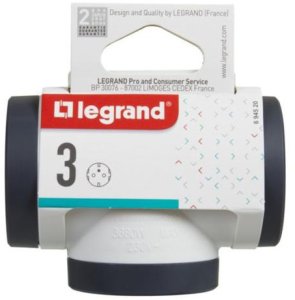 MOP SCH 3X2P+E LATERAL WHITE/BLACK 2