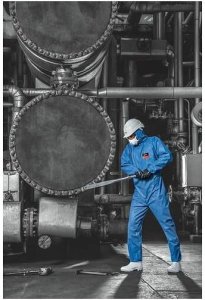PROTECTIVE SUIT UVEXAIR M SIZE BLUE 3