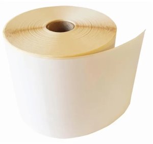 Thermoetiket hvid ECO 102x191mm 350stk/rul Ø25,4mm - (350 stk.) 1