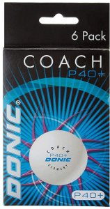 TABLE TENNIS BALL DONIC P40+ 1STAR 6 PCS 2