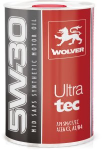 MOTOR OIL WOLVER ULTRATEC 5W-30 1L 1