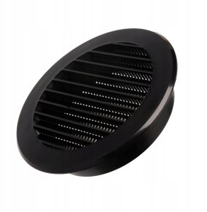GRILLE VENTILATION D100 BLACK 1