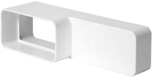 FLAT VENTILATION COUPLING(220X55 MM - 1 2