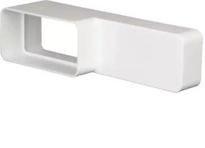 FLAT VENTILATION COUPLING(220X55 MM - 1 3