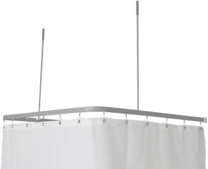 P2001 Skinne 90x90x90cm komp S - Profil2001 FladSkinne 8x25mm U:90x90x90cm m.2 x loftstøt. Sø 1