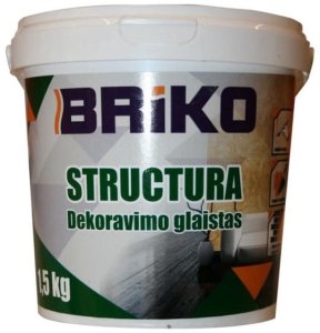 Briko DECORATING PLASTER STRUCTURA (1.5KG) 2