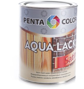 ACRYLIC VARNISH AQUA LACK SATIN 0.9 L 1