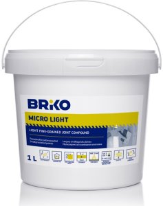 FINE-GRAINED PUTTY BRIKO SM 1 L 1